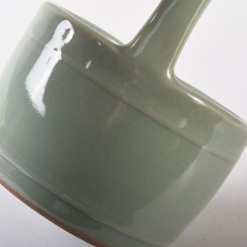 茶道具　青磁　手桶茶入　茶器　時代箱　V　7766