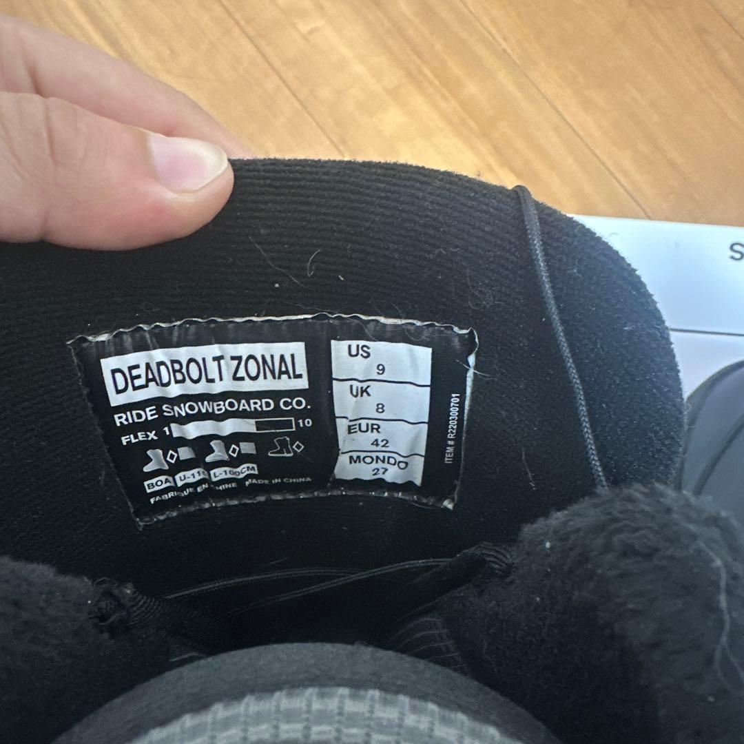 23-24 RIDE/ライド DEADBOLT ZONAL デッドボルト