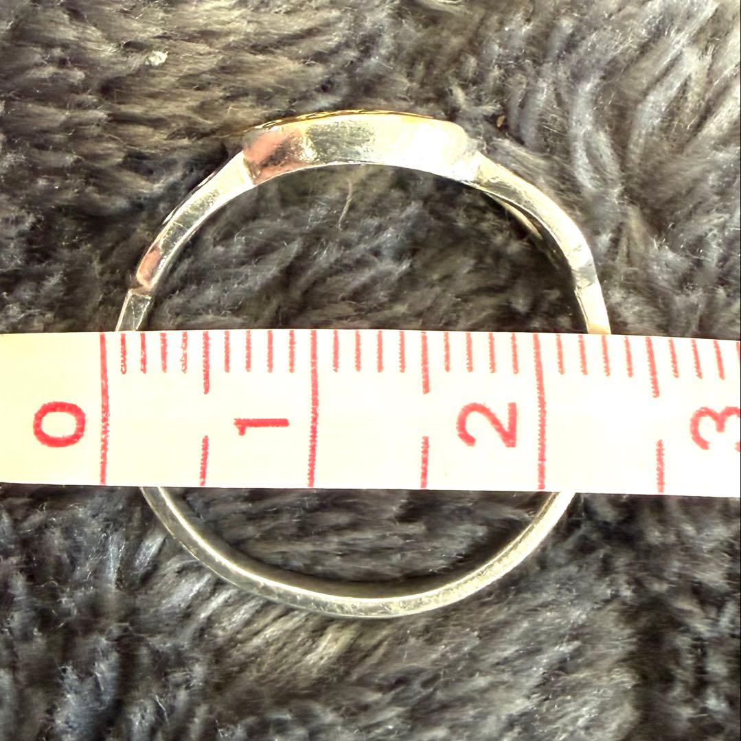 ★SAAD★シルバー925 馬蹄型リング 25