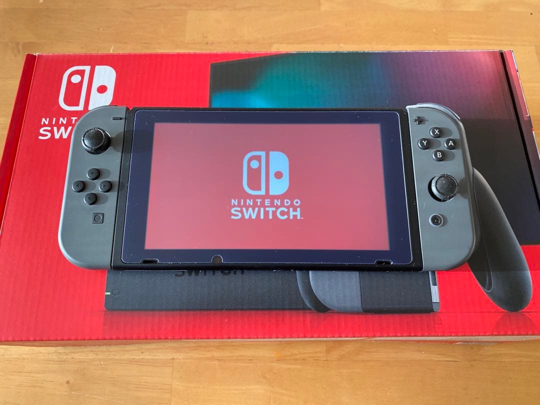 【美品】Nintendo Switch グレー 本体 Joy-Con付き