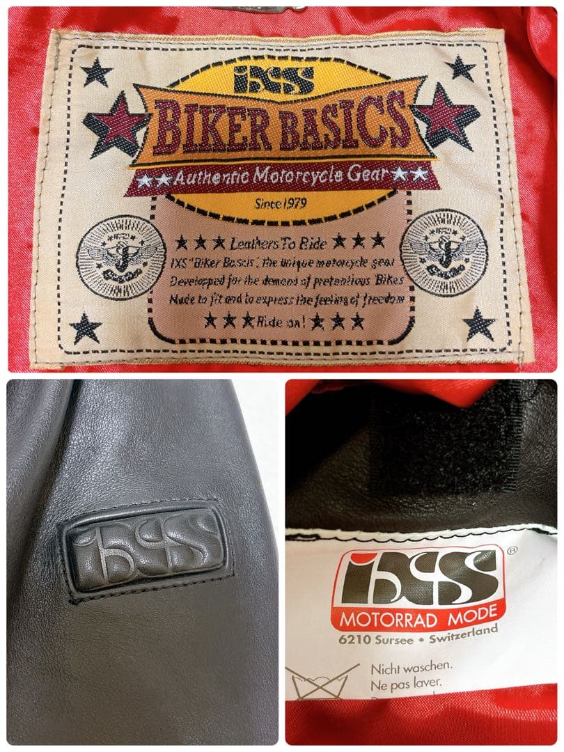 美品✨IXS フリンジ 本革　ライダースジャケット 高級レザー 花柄　バイカー