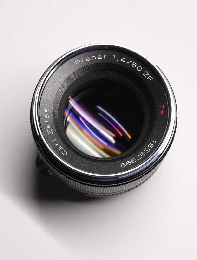 美品 Carl Zeiss Planar T* 50mm F1.4 ニコンF用