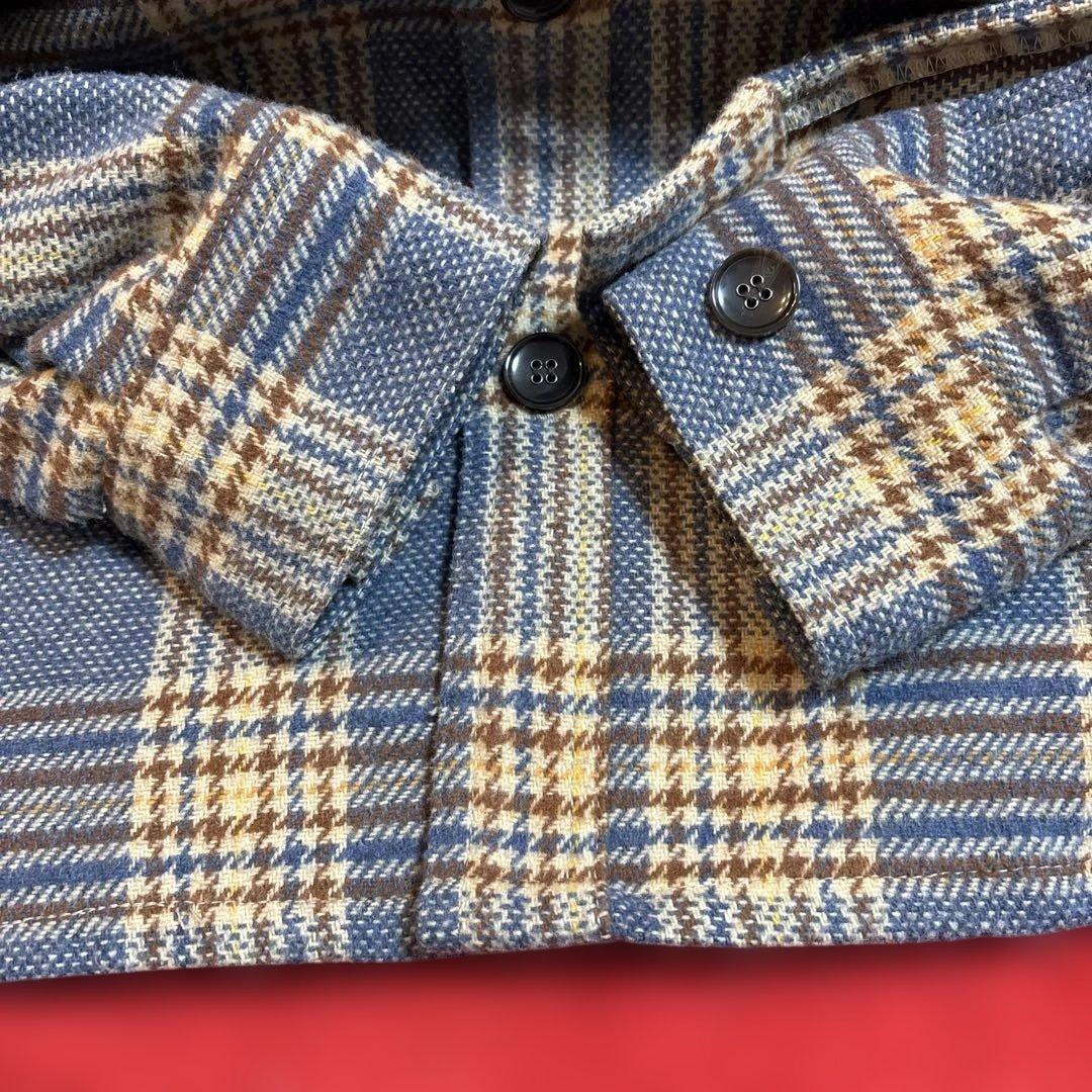 Nissy naptime 西島隆弘　ナップタイム　チェックシャツ　ブルー