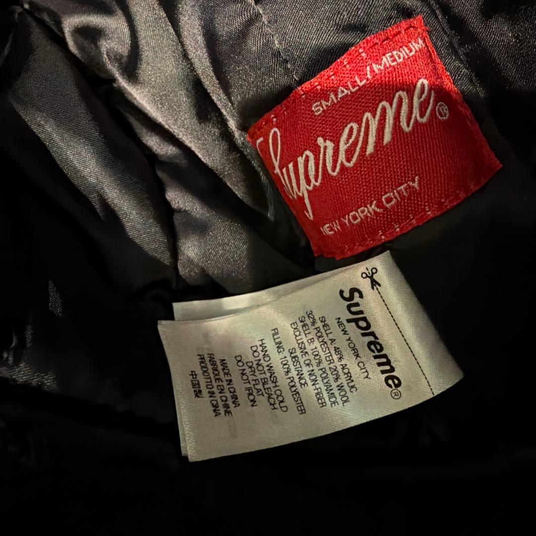 帽子 2023Supreme Sherling Trooper Black SM