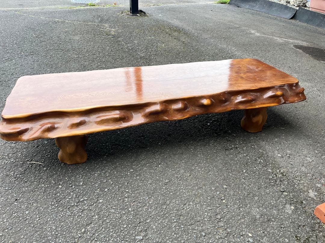 一枚板座卓、一枚板テーブル、無垢材テーブル、