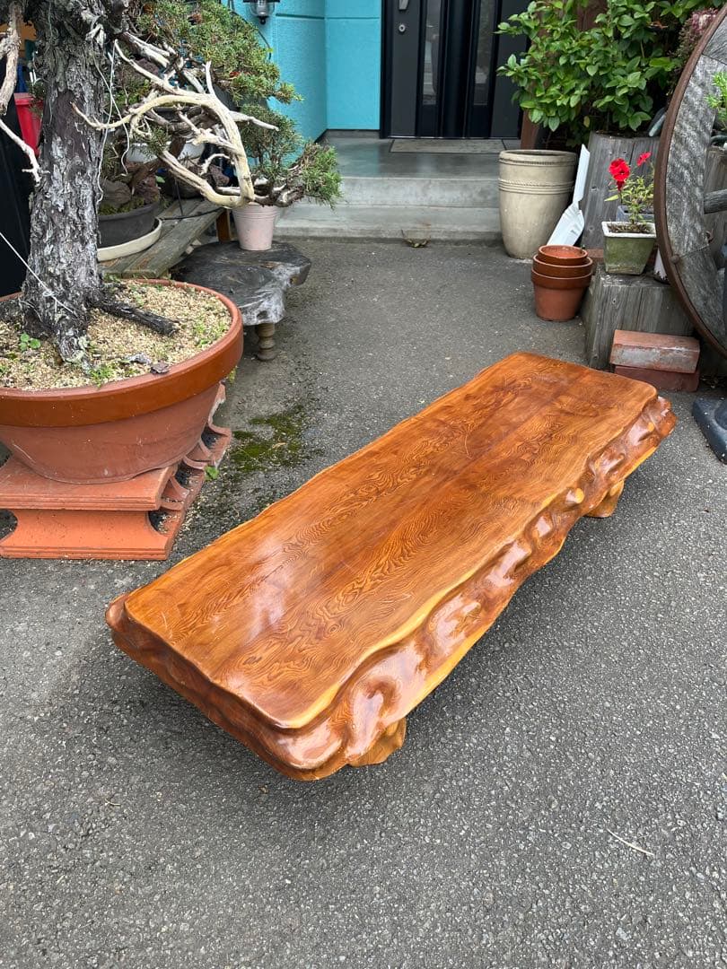 一枚板座卓、一枚板テーブル、無垢材テーブル、