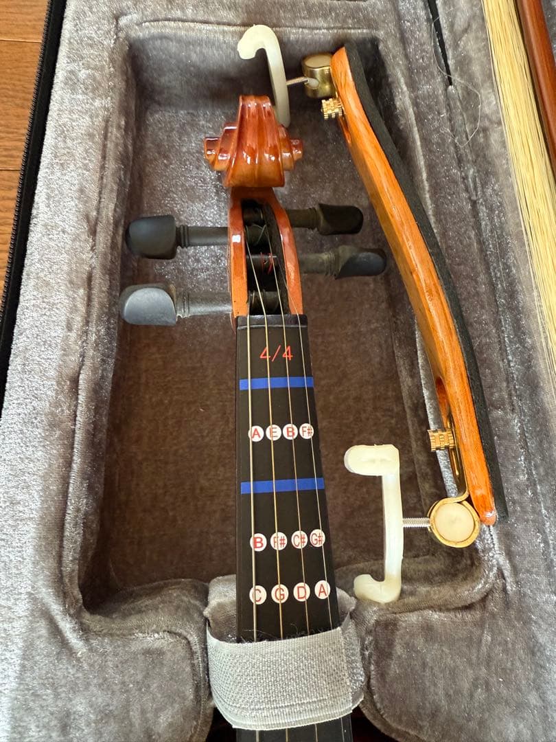 ★SALE★【未使用品】バイオリン 4/4 セット 付属品完備 弓2本 初心者用