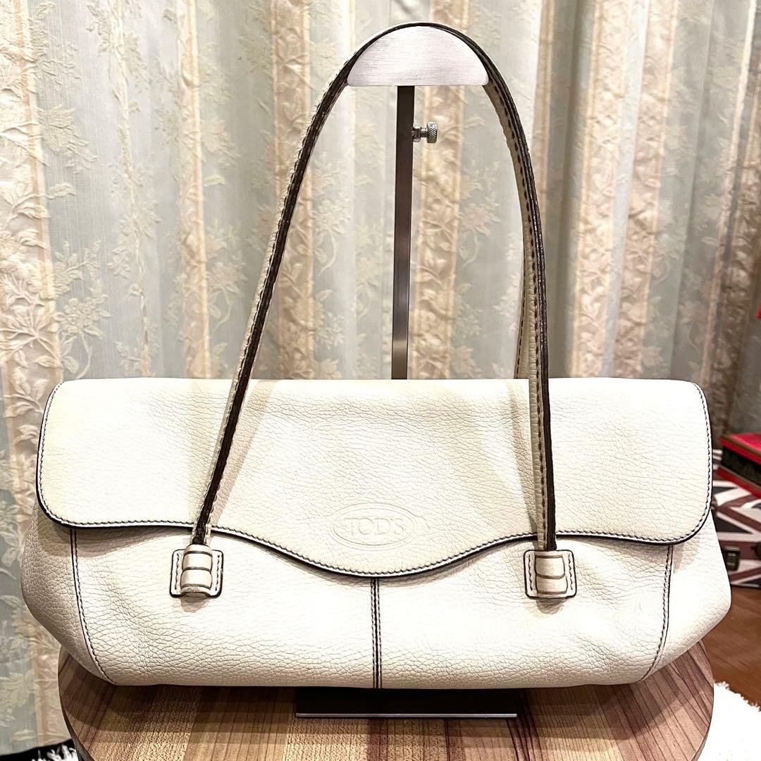 ✨希少✨TOD’S トッズ ハンドバッグ コーニッシュウェーブ レザー 肩掛け