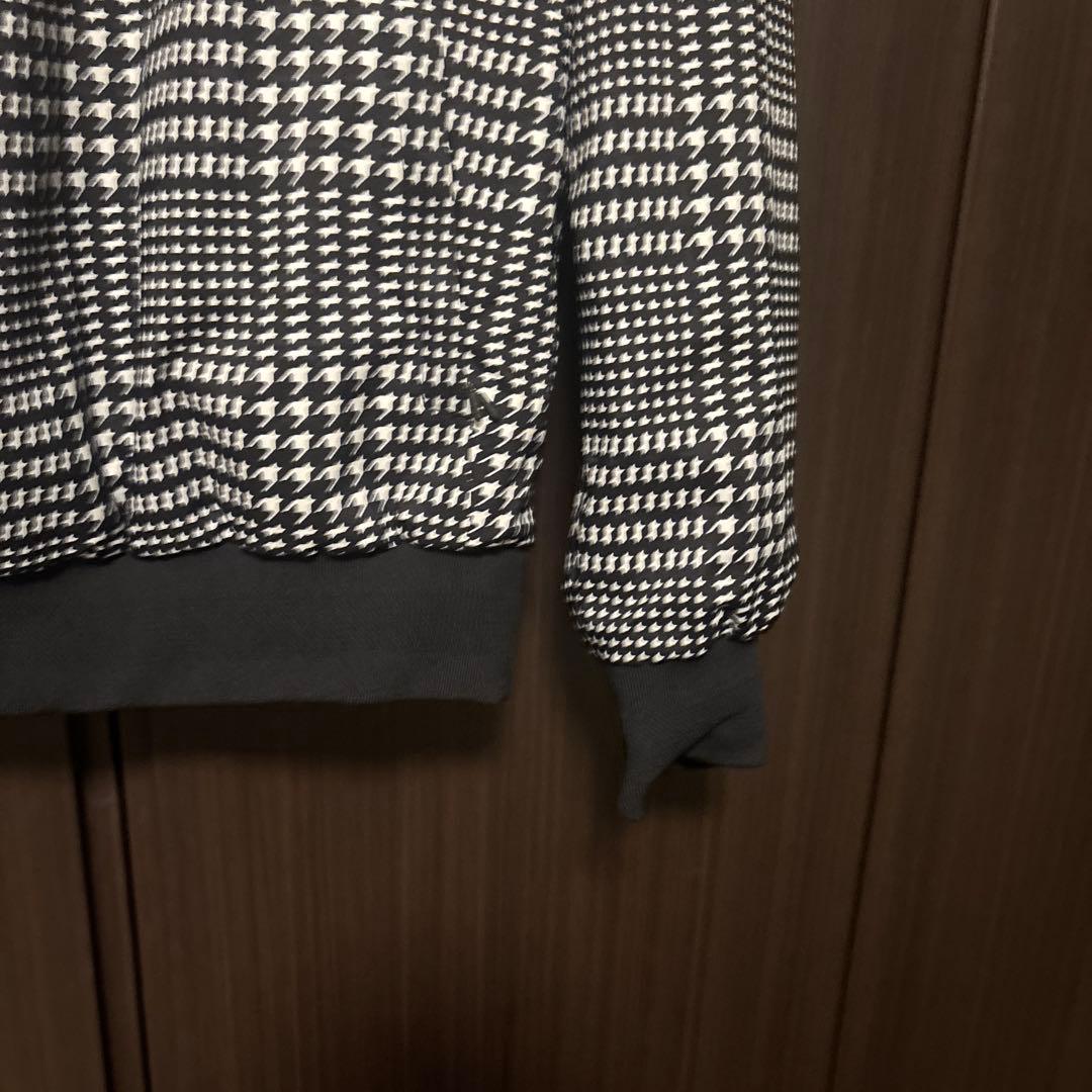 PEARLY GATES 千鳥格子柄セーター　防寒　風避け　セットアップ可能