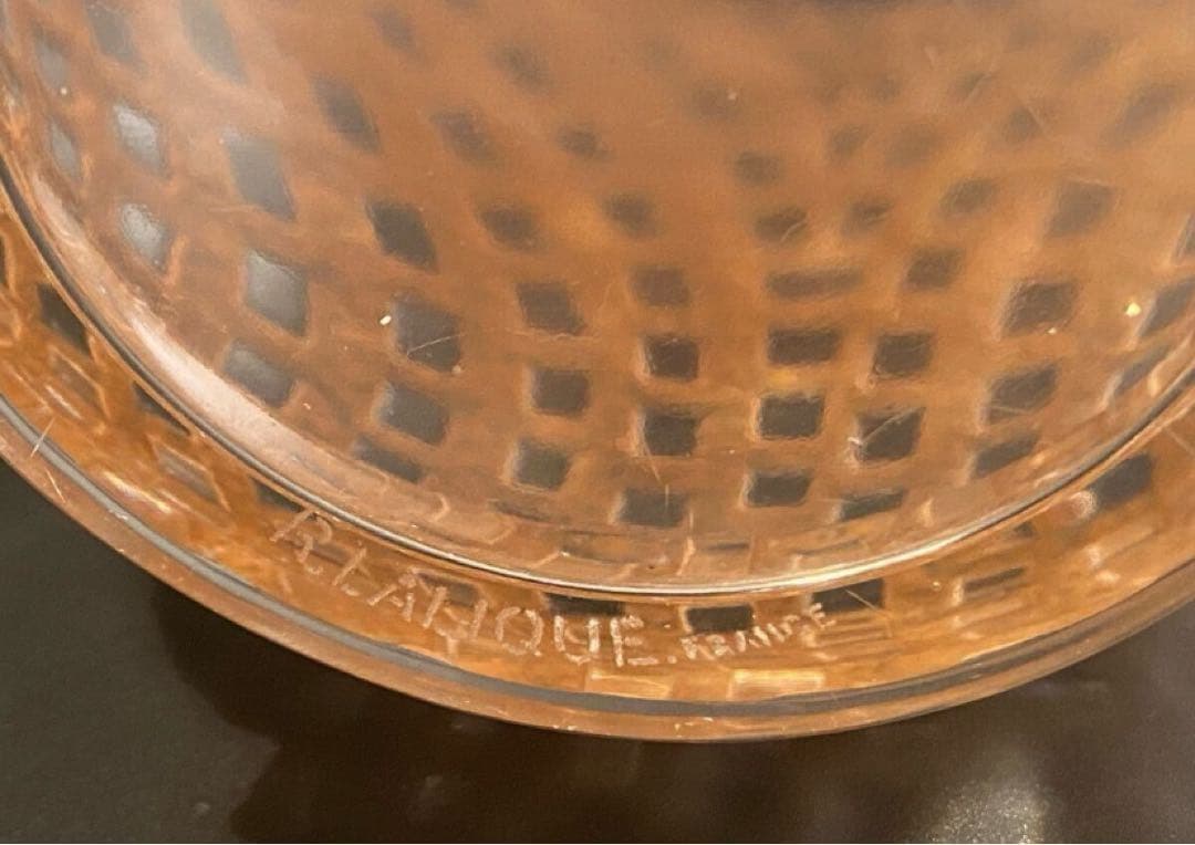 12/25までXmasプライス。ルネ・ラリック 花瓶 DAMIERS ダミエ