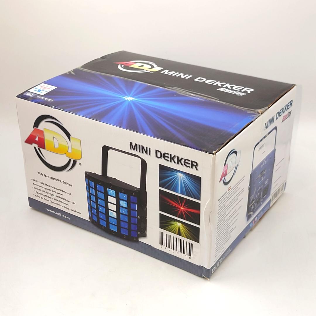 【未使用品】ADJ MINI DEKKER LEDエフェクト照明 返金保証