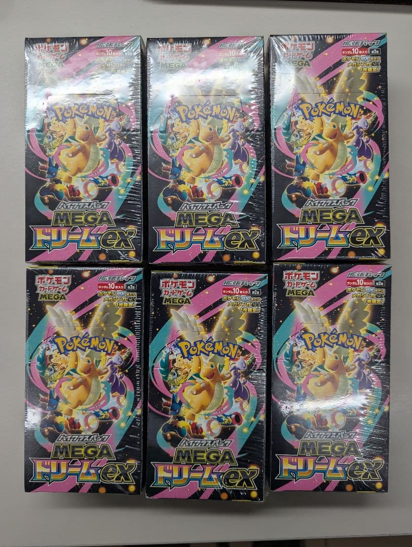 ポケモンカード MEGA ドリームex 6BOX