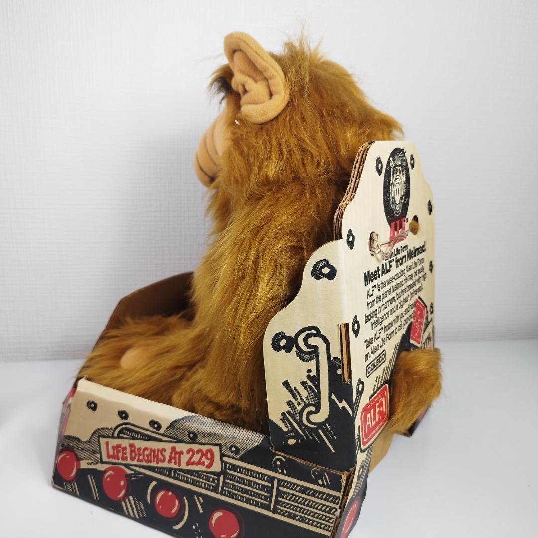 アルフ ALF ぬいぐるみ タグ＆箱付き1986 新品 ぬいぐるみ エ h1OB
