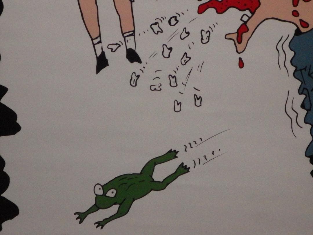 90'S★ビーバス&バットヘッド★ポスター★3★カエル野球★ビンテージ★USA