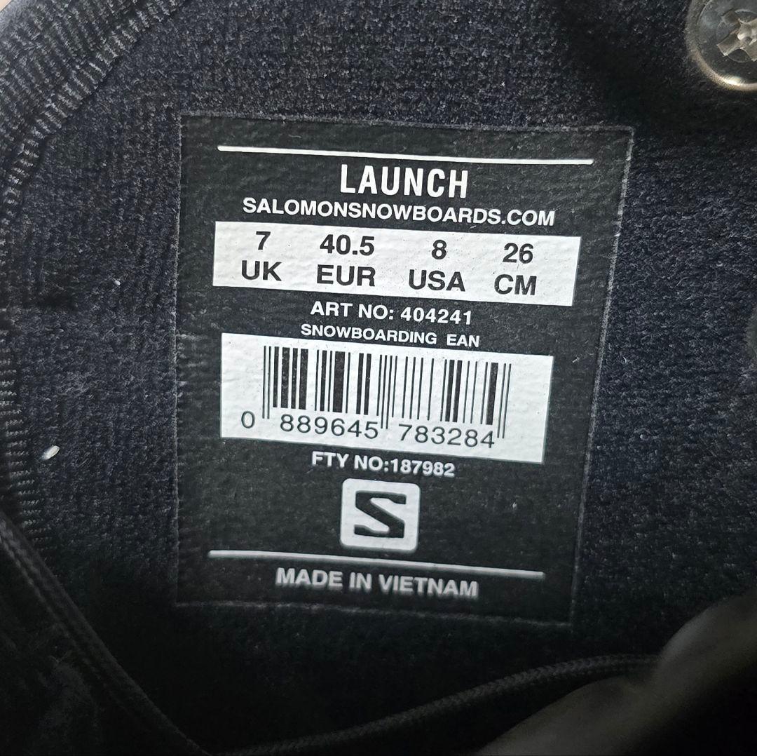 Salomon スノーボードブーツ ブラック/オリーブ