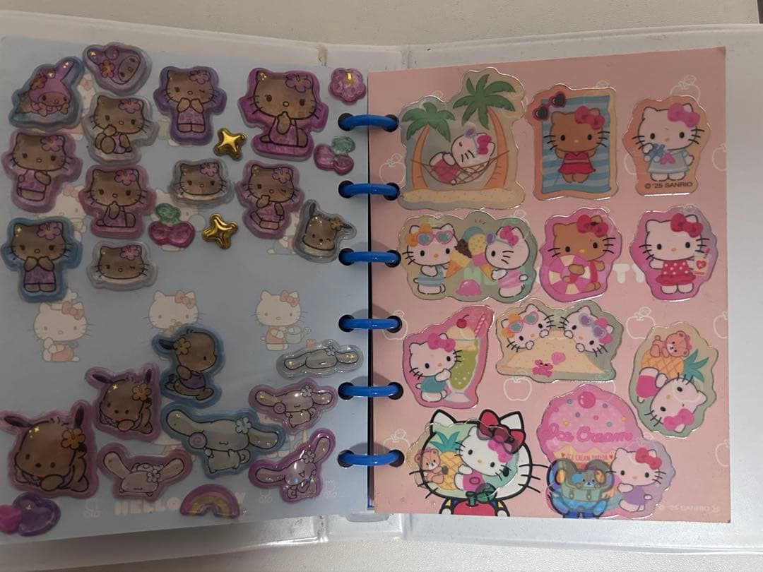 シール帳 完成品 ぼんぼんシール　ハローキティ