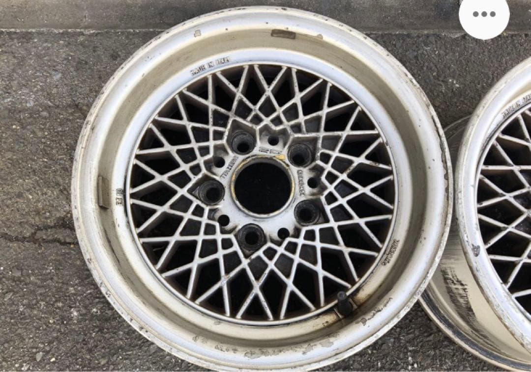 BMW ビンテージホイール　2本　希少品　RG イタリア製　7j-14インチ