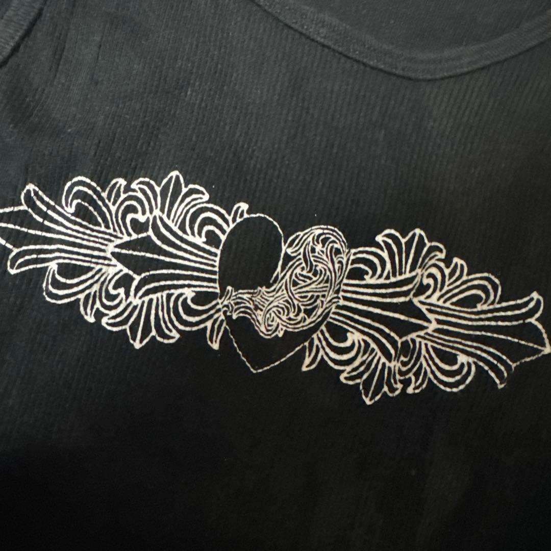 Chrome Hearts ブラック タンクトップ ワンサイズ