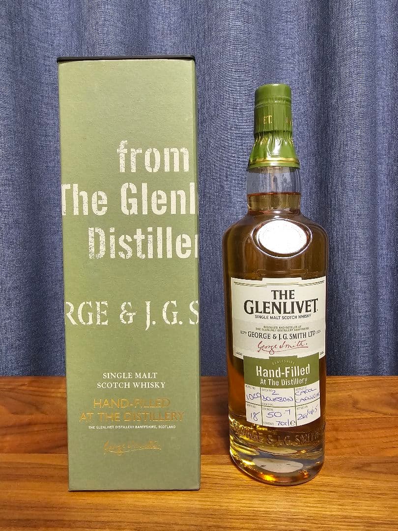 グレンリベット ハンドフィル 1997年蒸留 18年熟成 蒸留所限定版