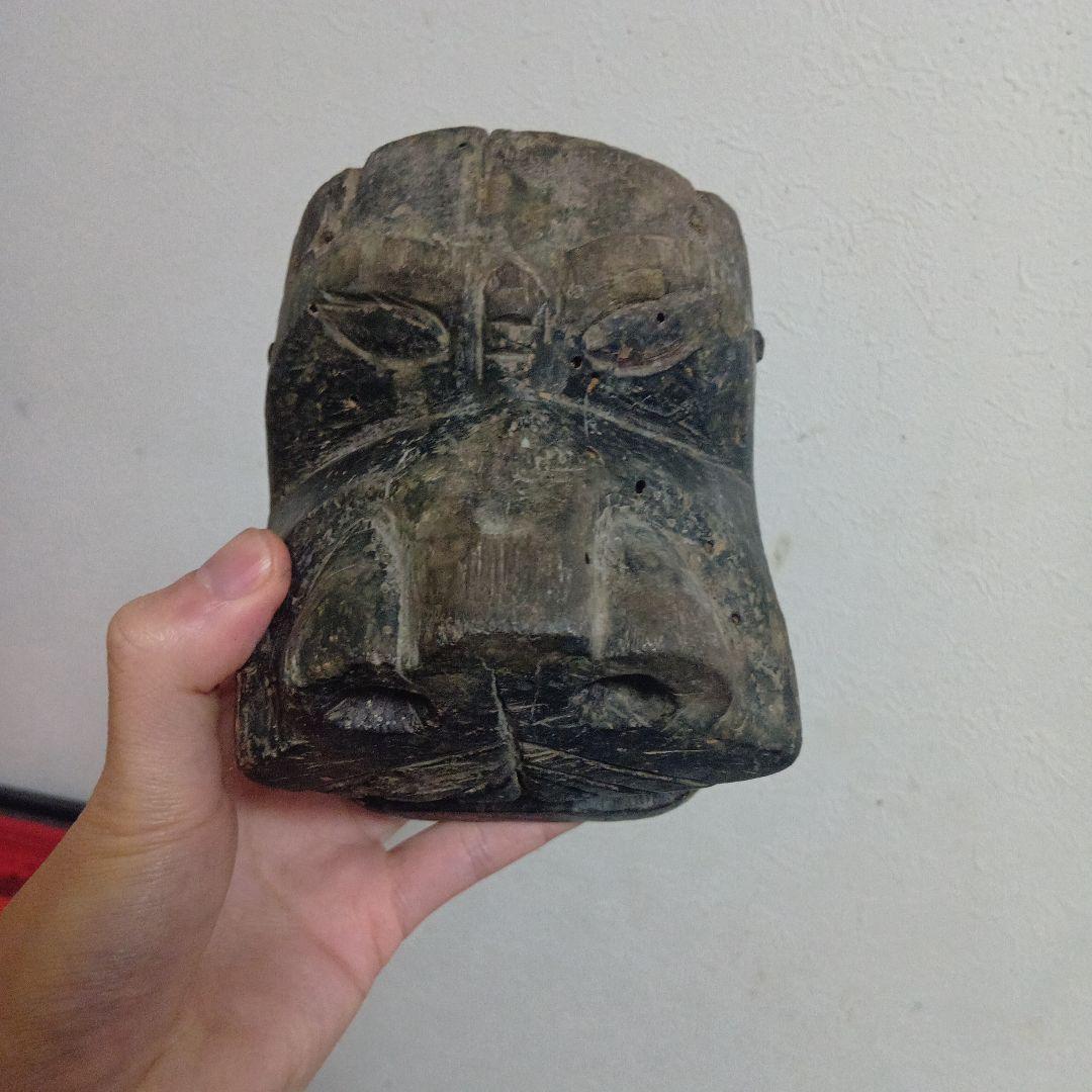 権現様 祓魔に使用された可能性のある獅子頭 民間信仰 呪物 民俗資料 儀式 呪術