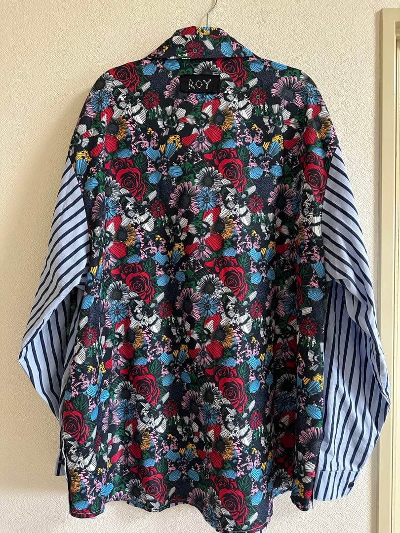 LiSA Roy reflect overjoy 刺繍ストライプ デザインシャツ