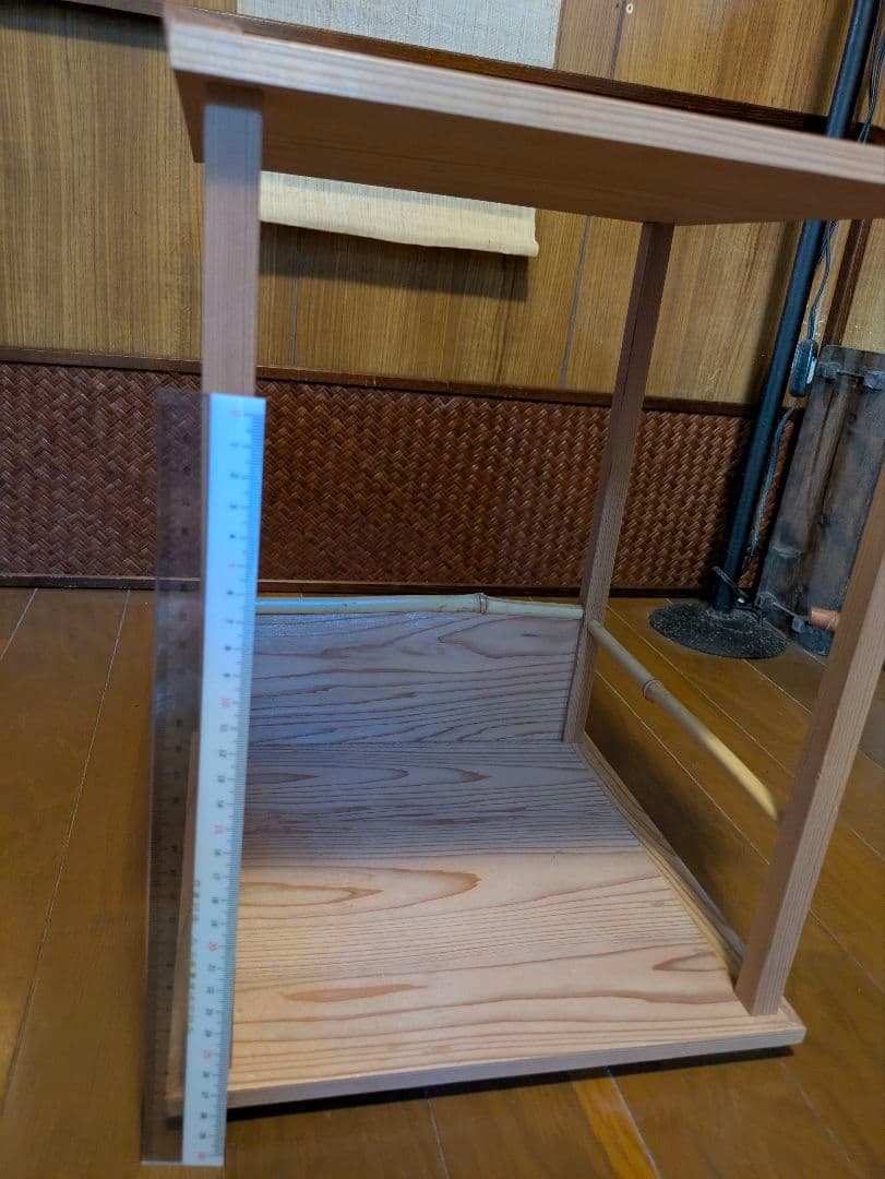 木製 茶道具用台 シンプルデザイン