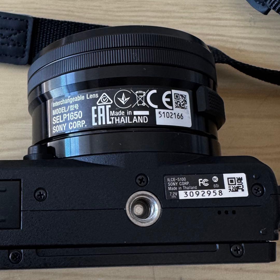 動作確認済み　SONY α5100 ミラーレス 望遠レンズ付き 美品セット