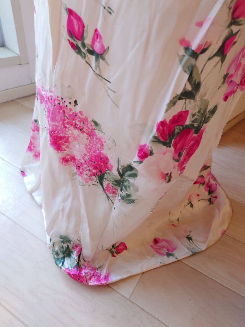 ドルチェ&ガッバーナ花柄ロングドレス