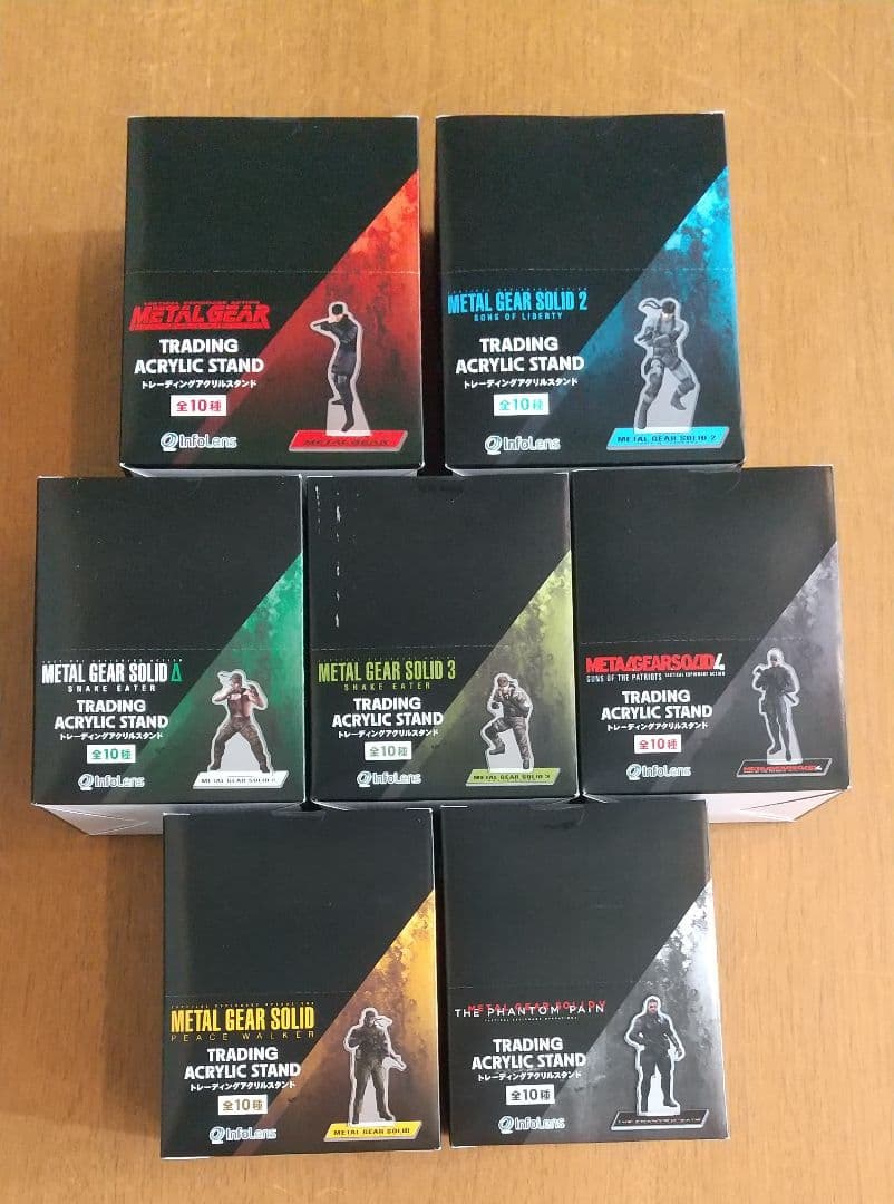 MGS 全作 各10種 アクリルスタンド メタルギアソリッド パルコ PARCO