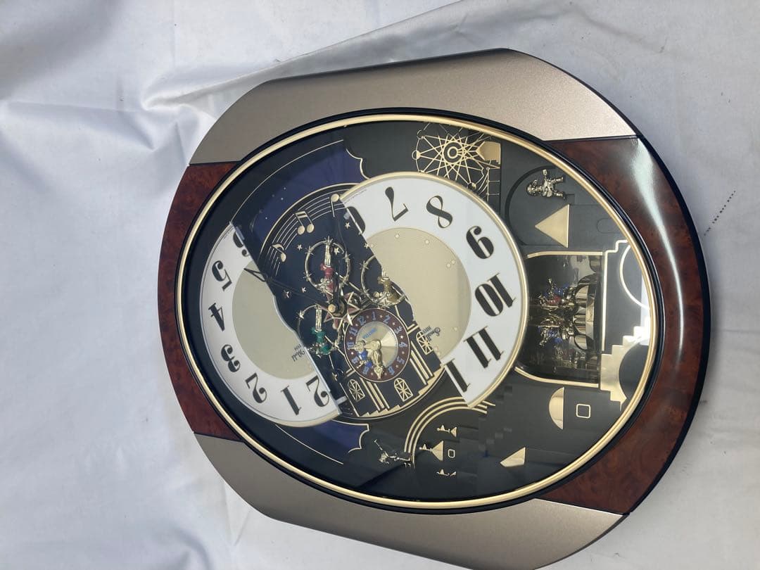 【未使用品】リズム時計　からくり時計掛時計 4MH751CZ