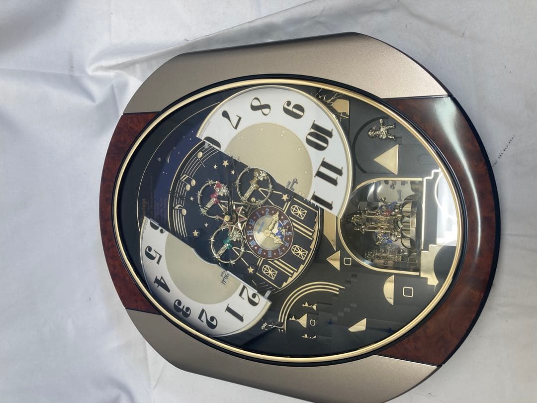 【未使用品】リズム時計　からくり時計掛時計 4MH751CZ