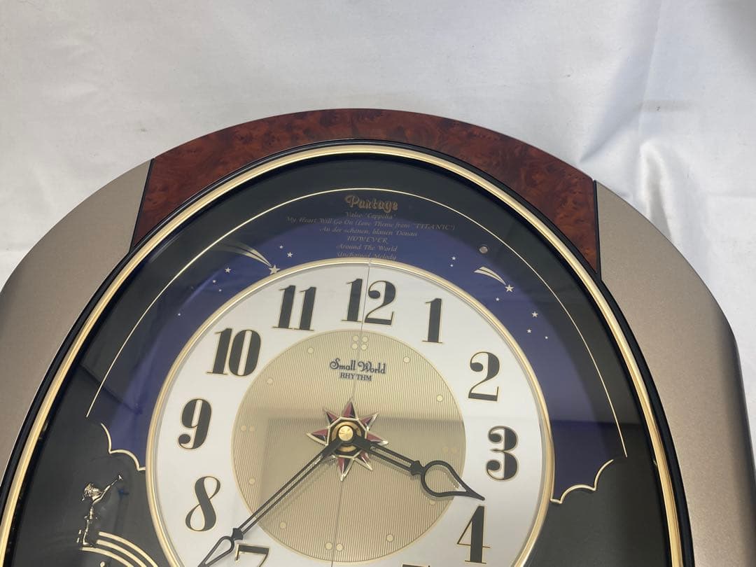 【未使用品】リズム時計　からくり時計掛時計 4MH751CZ