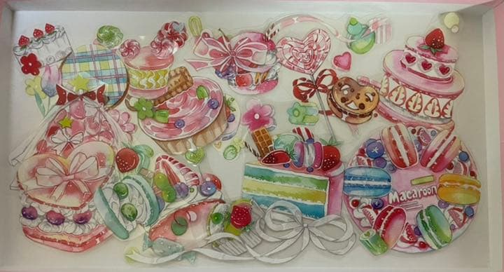 フレークシール【マカロン】