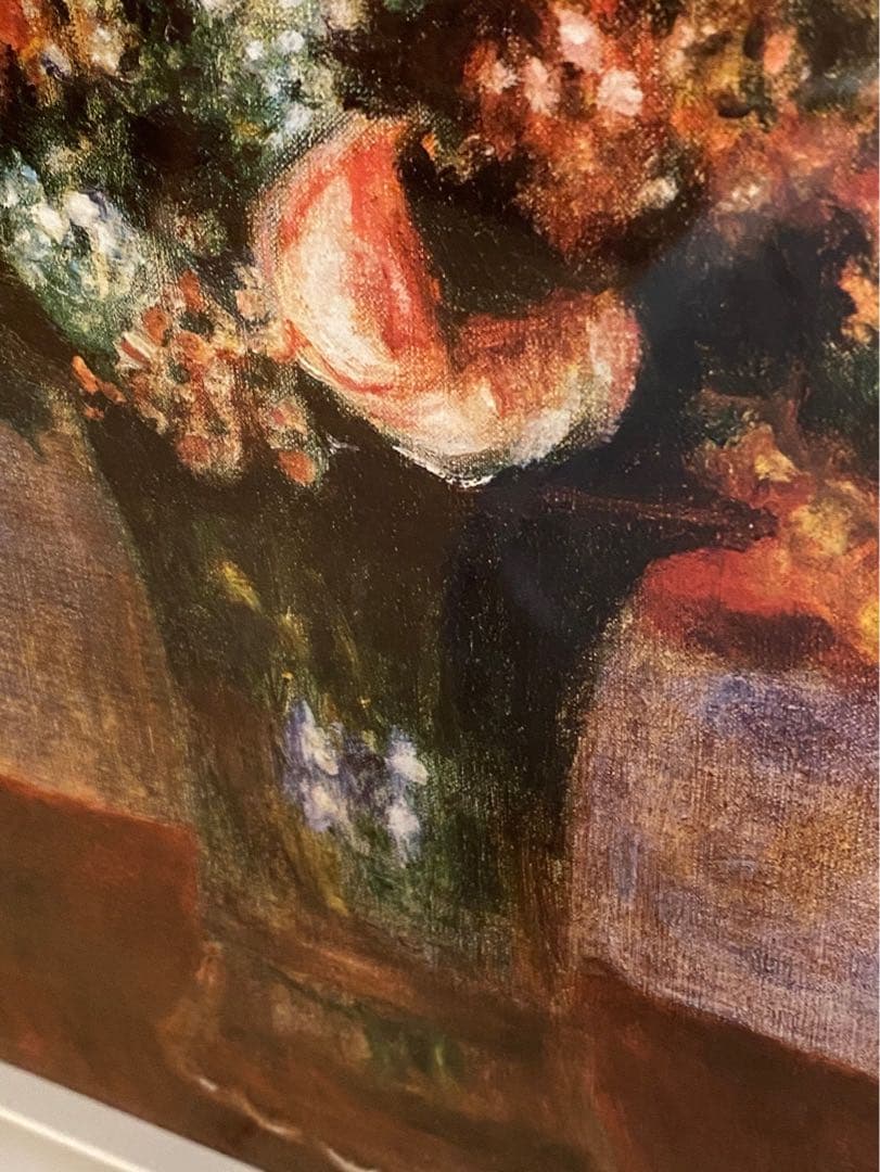 ピエール オーギュスト ルノワール 花瓶の花 薔薇 インテリア 額縁 アート