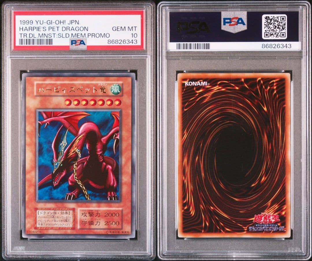 遊戯王 初期 ハーピィズペット竜　PSA10