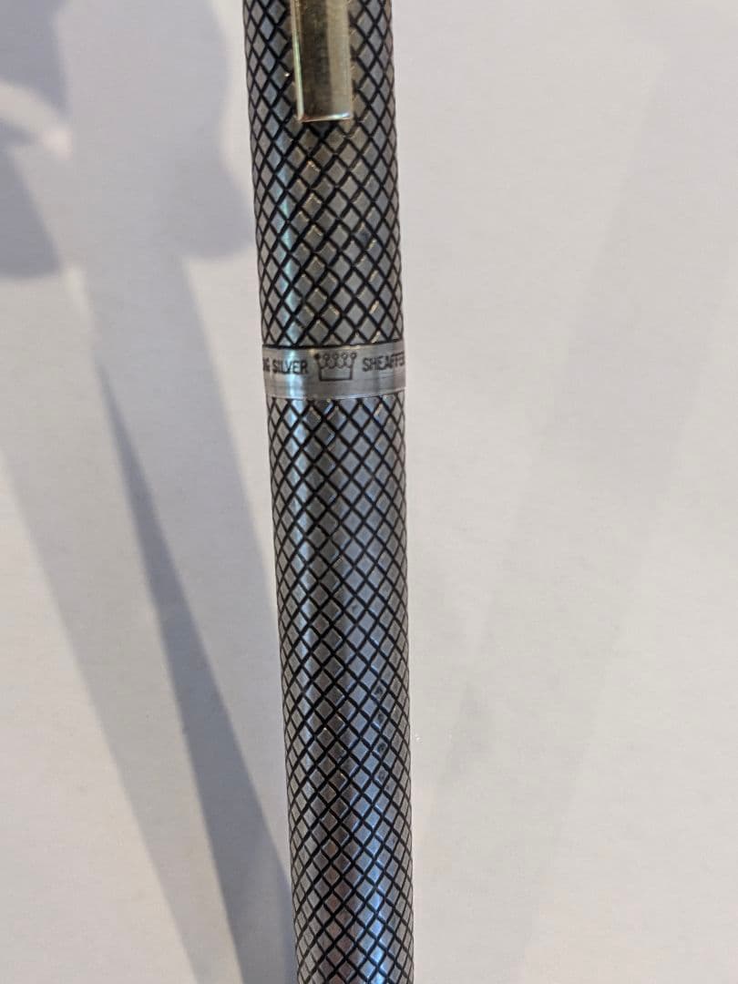 SHEAFFER シェーファー　万年筆　スターリングシルバー ペン先14K