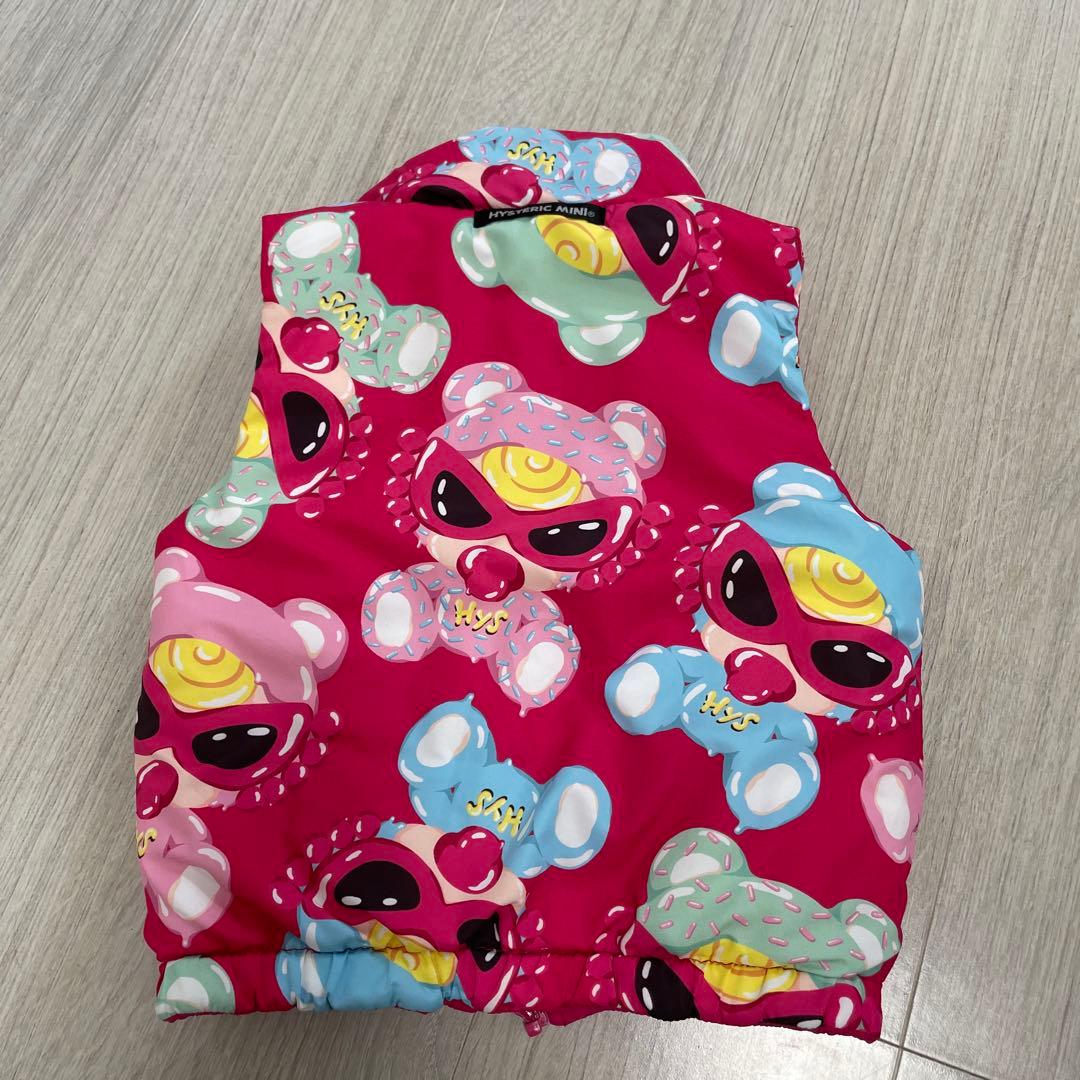 m*♡様 ヒステリックミニ ダウンベスト 80 hysteric mini