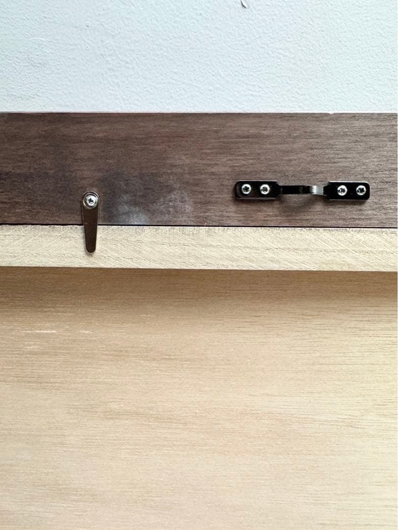 【在庫25】額 額縁 木製 焦茶 ダークブラウン 大きいサイズ アート 写真 f