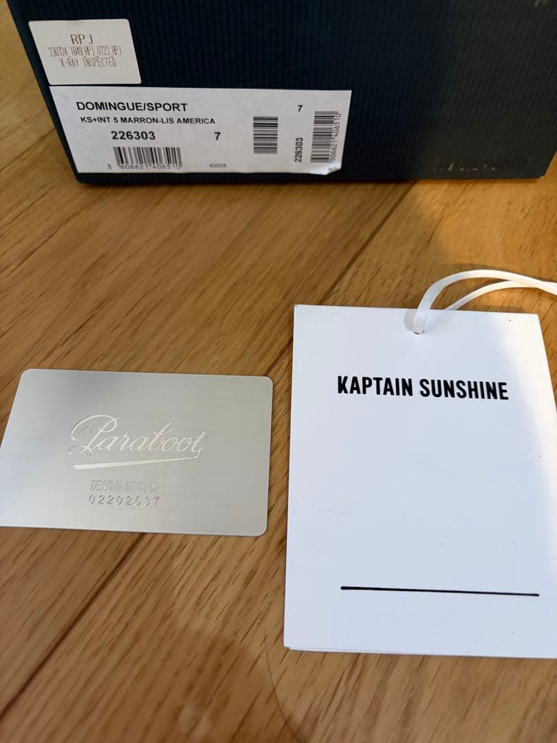 u*n様 キャプテンサンシャイン×パラブーツ DOMINGUE
