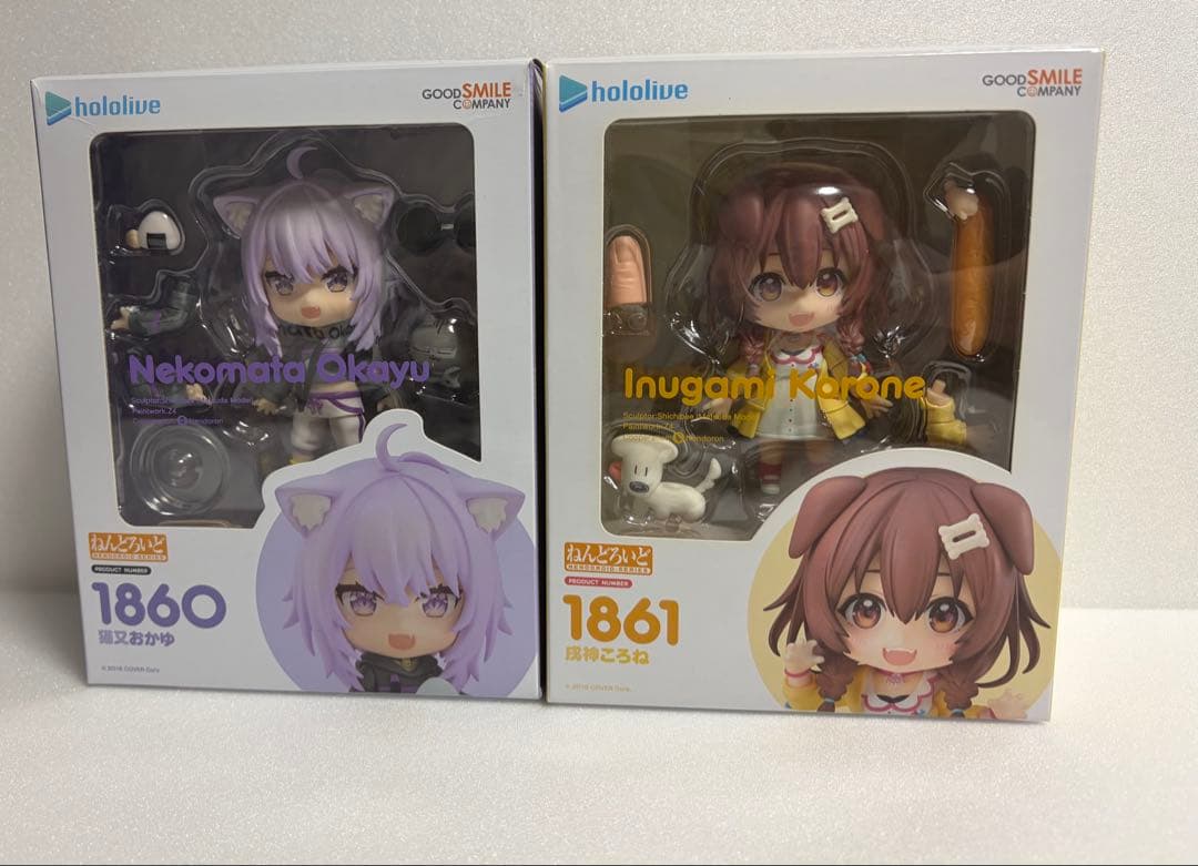 ねんどろいど ホロライブ 猫又おかゆ 戌神ころね