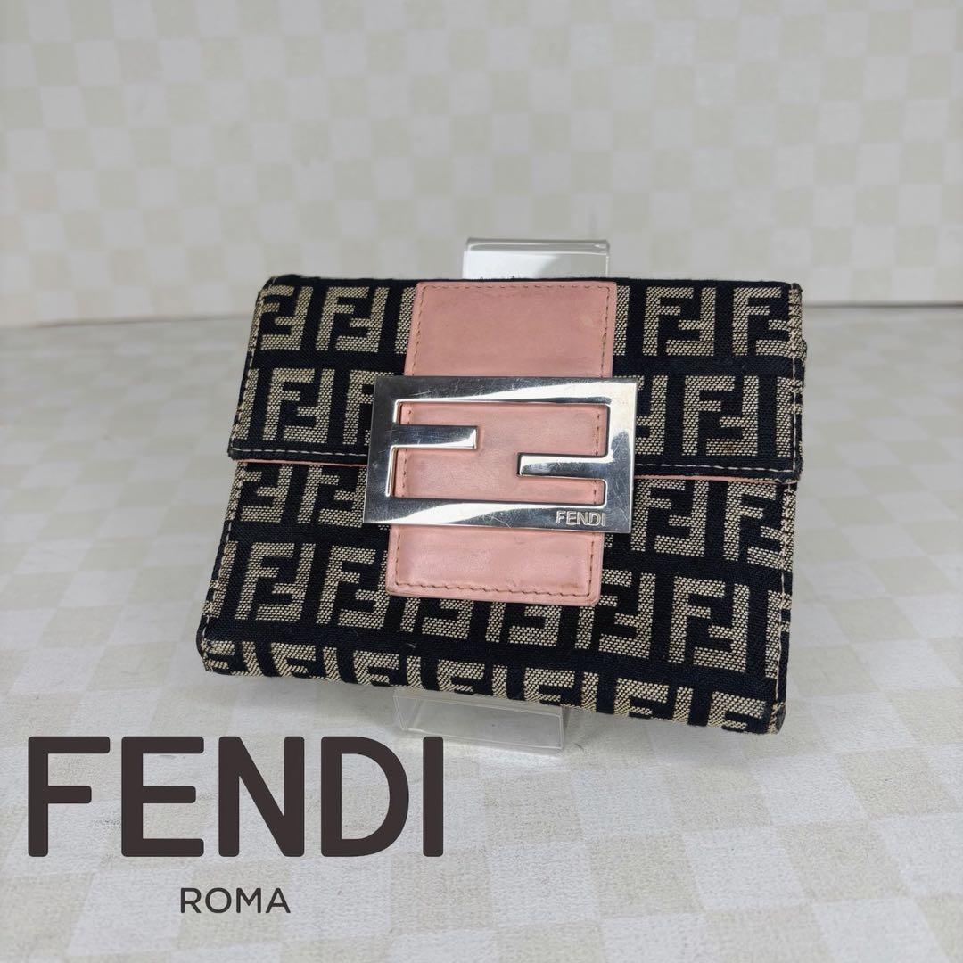 極美品　FENDI フェンディ　財布　二つ折り　M94