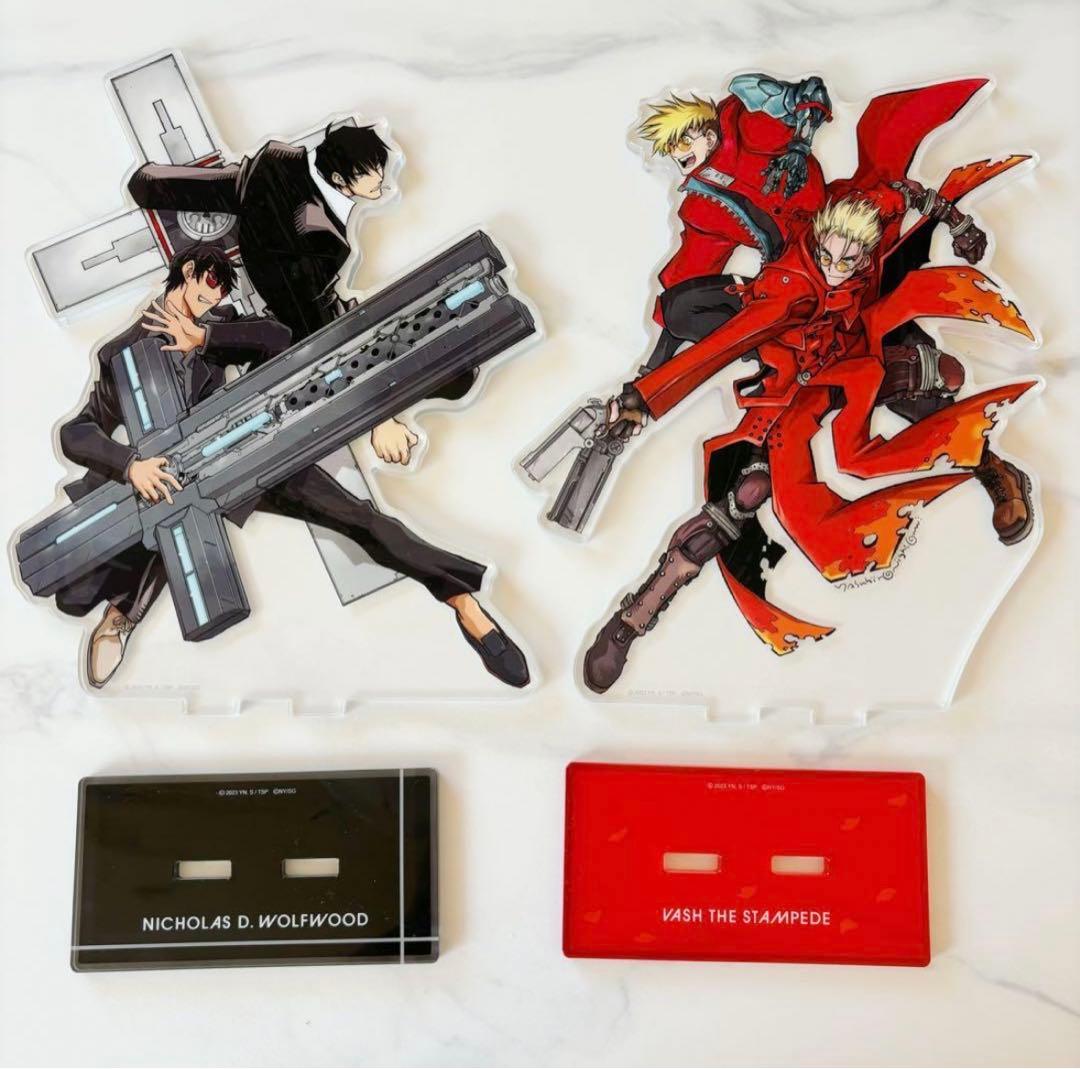 トライガン トライガンスタンピード トライガン展 アクスタ 缶バッジ まとめ売り