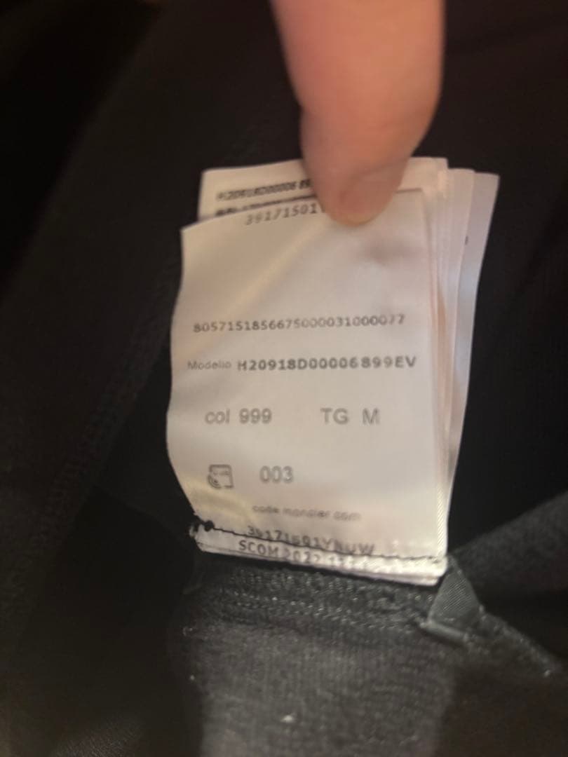 MONCLER フェイクレイヤード 長袖 Tシャツ