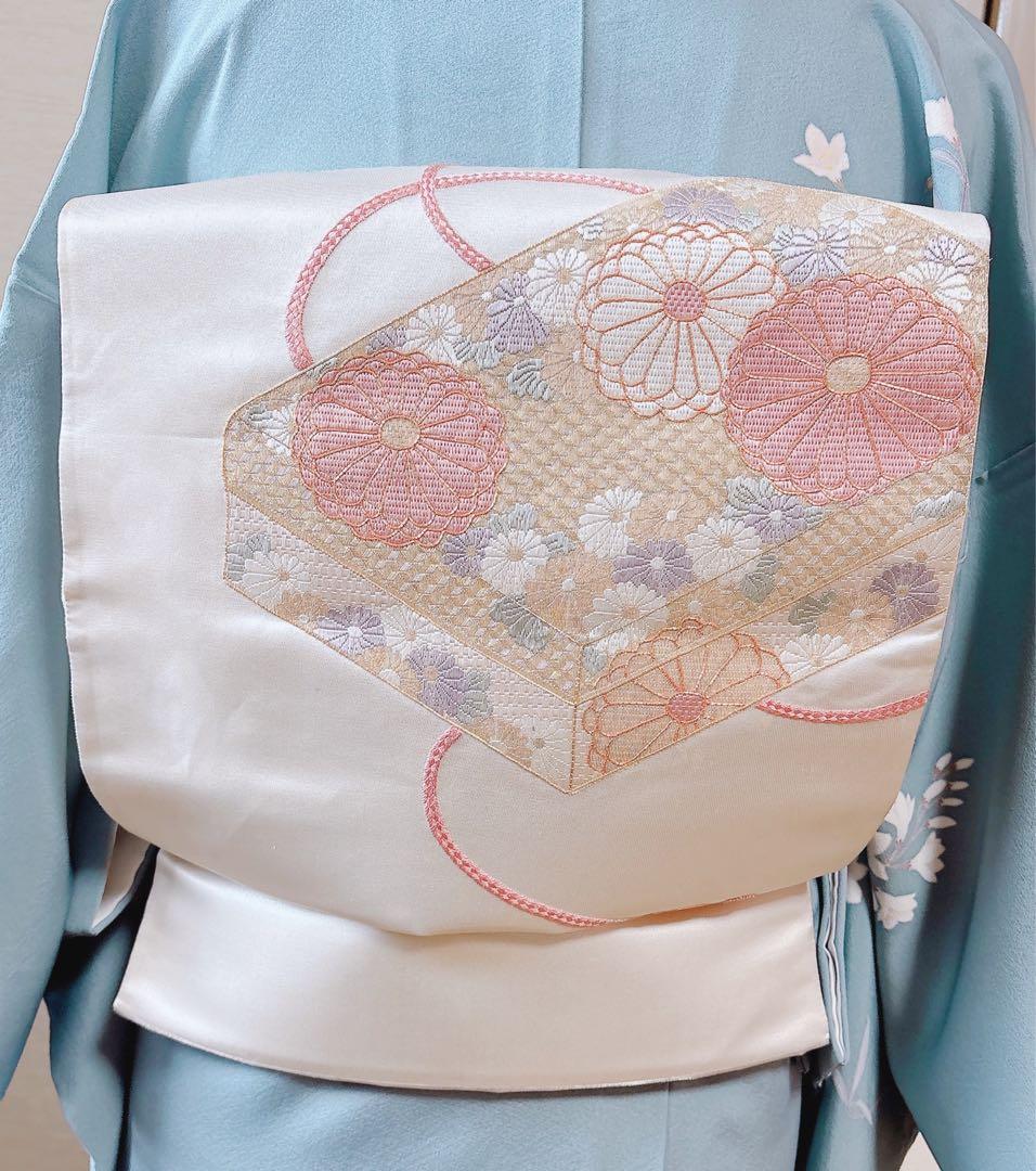 作家者　訪問着　本加賀友禅　フルセット　卒業式　入学式　お宮参　S M 袋帯