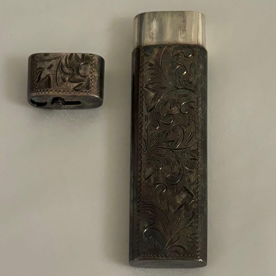 仁丹ケース 入れ物 小物 シルバー 銀製 アンティーク ヴィンテージ