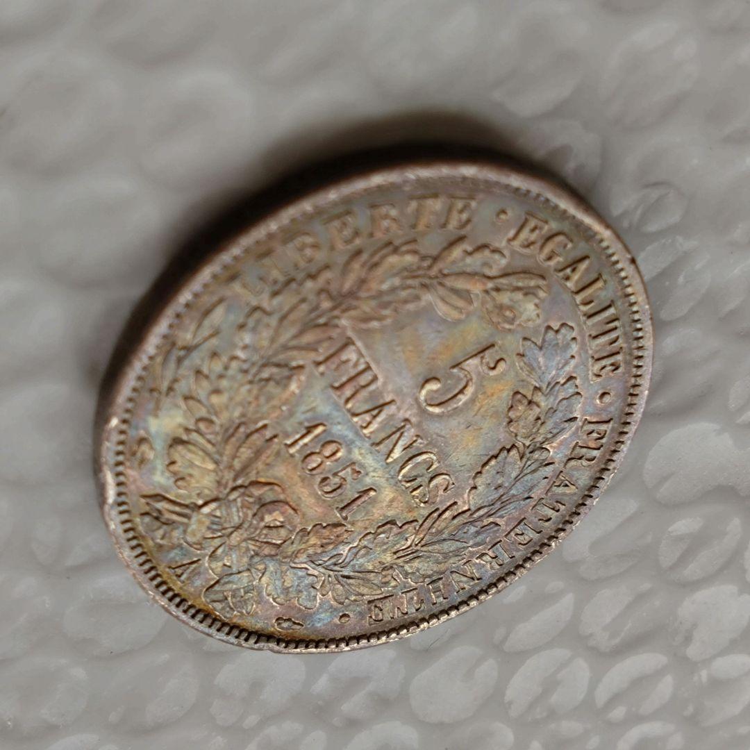 フランス 豊穣の女神セレス５フラン銀貨