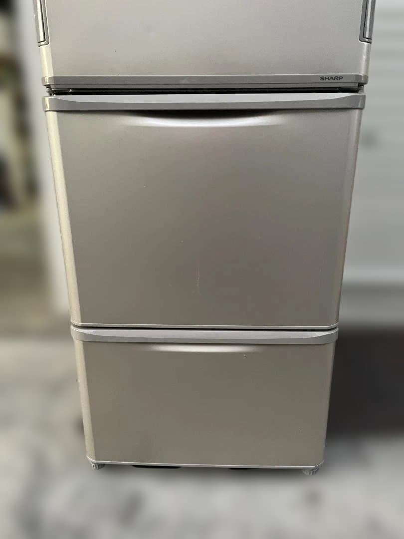 ★ 冷蔵庫 シャープ SJ-W353G-N 350L 20年製 左右開き 3ドア