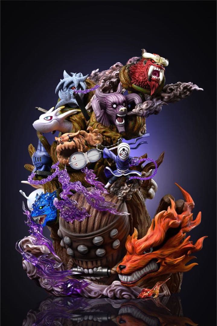 NARUTO ナルト うちはオビト ガレージキット ガレキ スタチュー①②