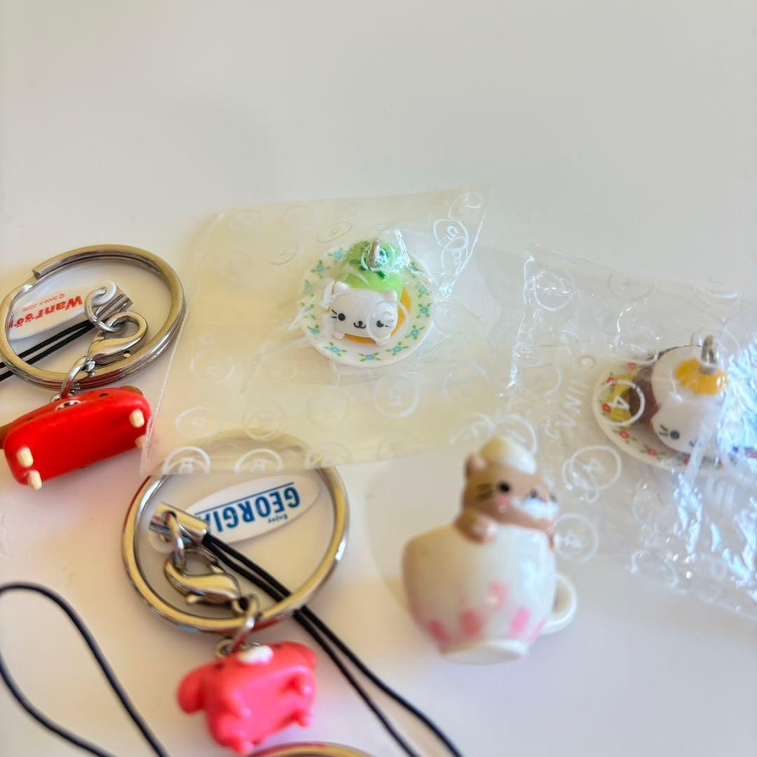 激レア san-x にゃんにゃんにゃんこ　ワンルーム　ストラップ サンエックス