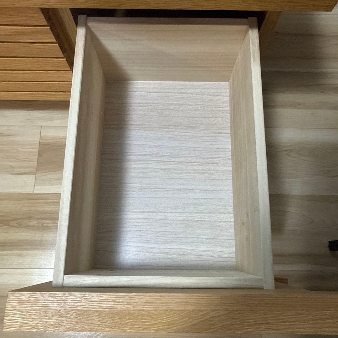 美品 テレビボード 幅180／ナチュラル・重厚感・65インチ対応